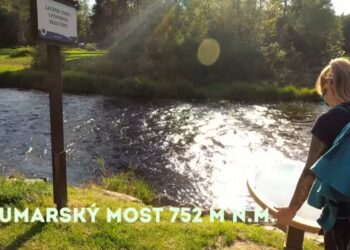 Soumarský most a Stožec